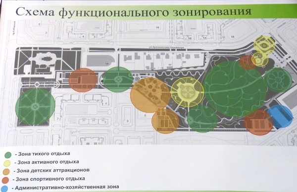 Парк березовая роща схема