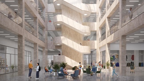 Кампус мирового уровня: в НГУ показали эскизы будущего здания изнутри