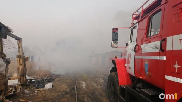 С похолоданием в Омской области снизилось число пожаров