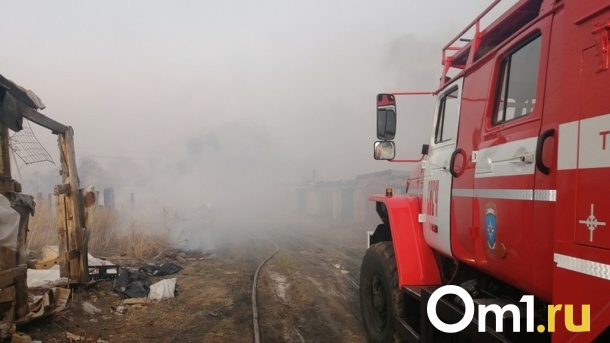 С похолоданием в Омской области снизилось число пожаров
