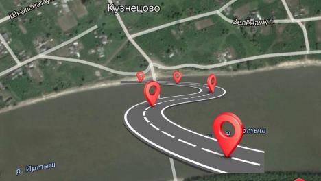 В Омской области выявили опасную ледовую переправу
