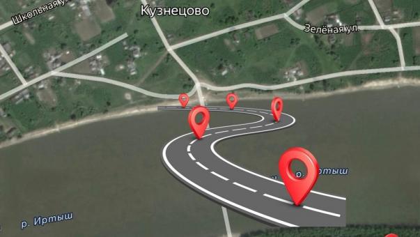 В Омской области выявили опасную ледовую переправу