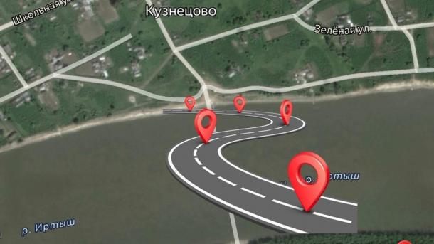 В Омской области выявили опасную ледовую переправу