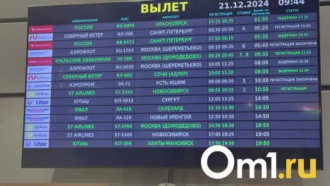 Из-за сильного тумана в Омском аэропорту задержали несколько рейсов
