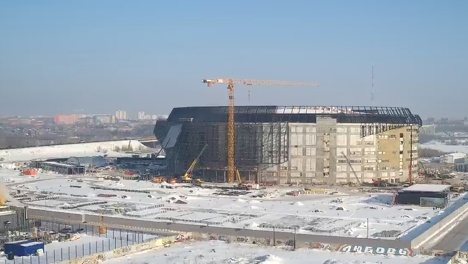 На благоустройстве территории у «Арены Омск» удалось сэкономить почти шесть миллионов рублей