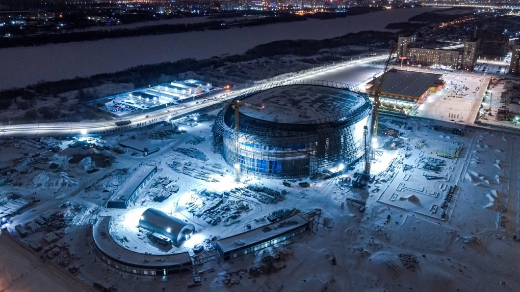 Строительство «Арены Омск» завершится в срок