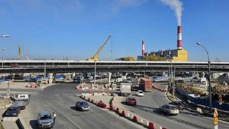 Движение по шестиполосному съезду четвёртого моста запустили в Новосибирске
