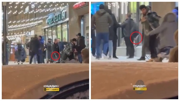 Угрожали ножом: агрессивные новосибирцы устроили массовую драку у бара на Вокзальной магистрали