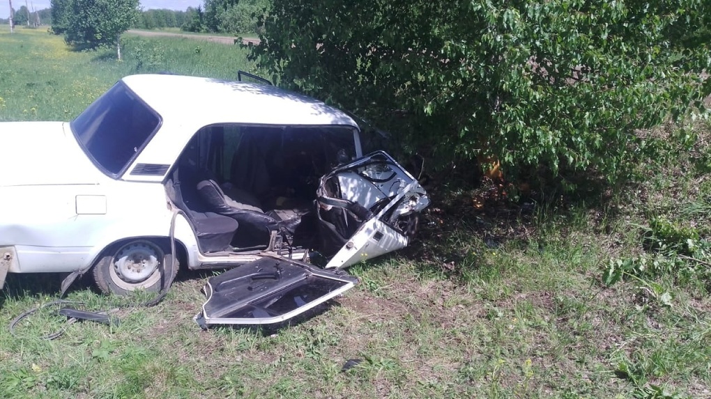 В Омской области водитель устроил смертельное ДТП, в котором погиб пенсионер