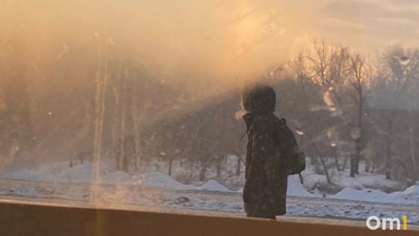 Пешком быстрее: омичи выходили из автобусов, чтобы обойти пробку на Ленинградском мосту