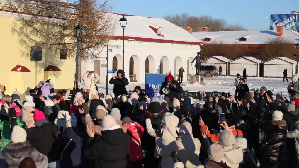 Омичи станцевали ламбаду в поддержку родного города