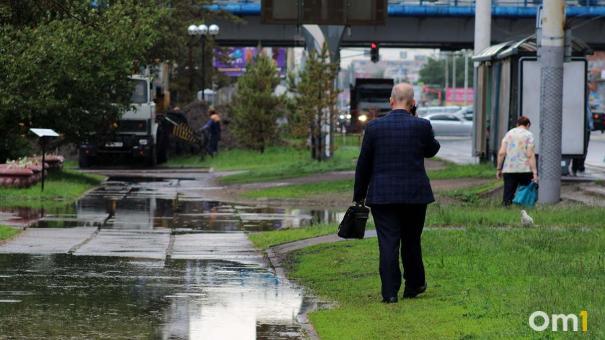 К Омску приближается мощный циклон со страшной грозой и ливнями