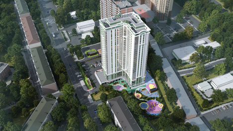 Новый ЖК с панорамным видом на город строят в Новосибирске