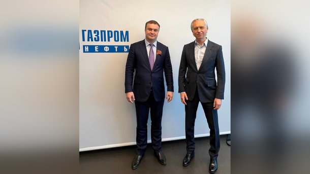 Виталий Хоценко встретился с главой «Газпром нефти» Александром Дюковым