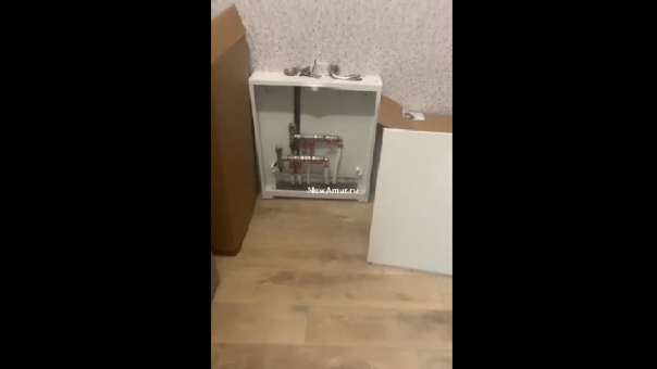 В одной из квартир новостройки в Амуре-2 прорвало батарею