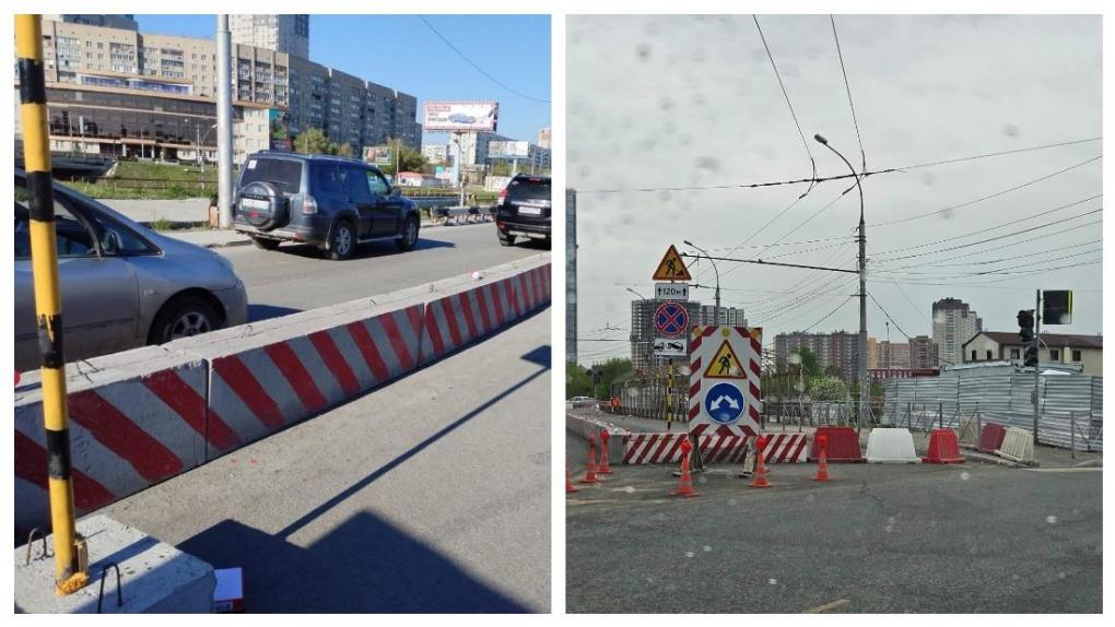 В Новосибирске ремонт путепровода по улице Фрунзе закончат к середине осени
