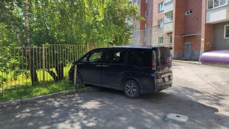 Мэрия Новосибирска активно борется с парковкой на газонах с помощью технологий