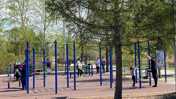 На омском Левобережье появятся новые спортивные тренажёры