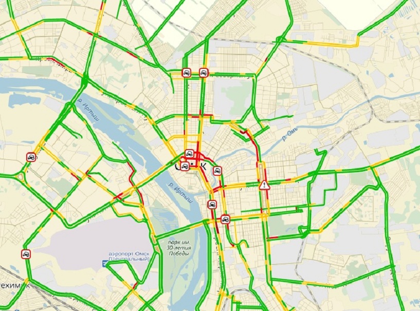 Карта екатеринбурга где пробки