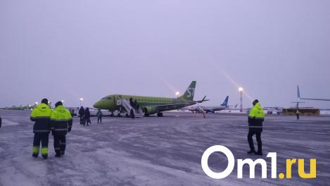 Пассажиры снесли дверь терминала и пытались проникнуть в самолёт в Новосибирске