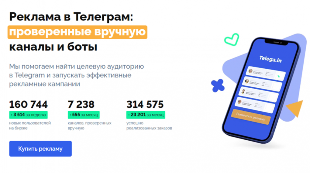 Выбор лучшей биржи для рекламы на каналах Telegram