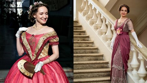 Швея из Новосибирска создаёт наряды в стиле XIX века