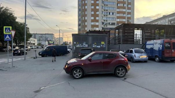 Водитель Nissan Juke сбила ребенка на велосипеде в Новосибирске