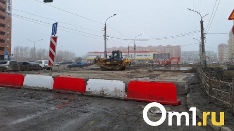 В Омске расширили участок ремонтных работ на бульваре Архитекторов