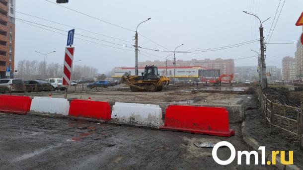 В Омске расширили участок ремонтных работ на бульваре Архитекторов