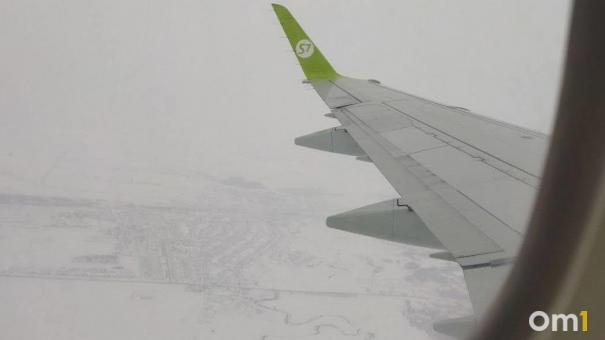 Несколько самолётов не смогли приземлиться в Новосибирске из-за густого тумана