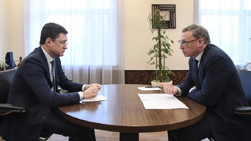 Бурков обсудил с вице-премьером Новаком темпы газификации Омской области