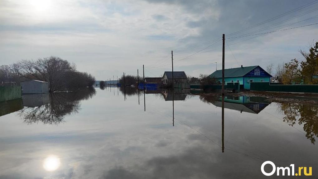 В Русско-Полянском районе паводком затопило 55 домов