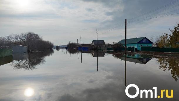 В Русско-Полянском районе паводком затопило 55 домов