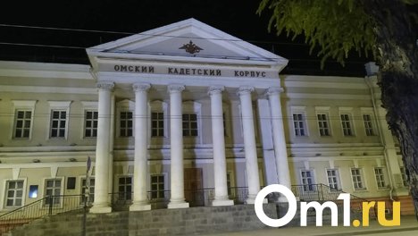Неизвестные вынесли чугунную лестницу из исторического здания Омского кадетского корпуса