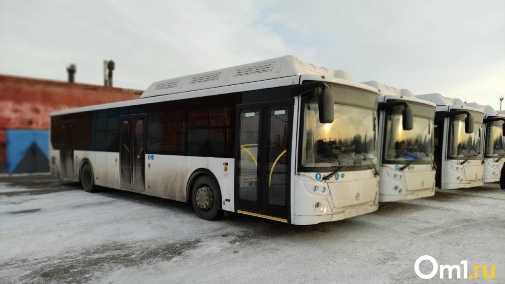 В Омск доставили последний из 48 новых экологичных автобусов