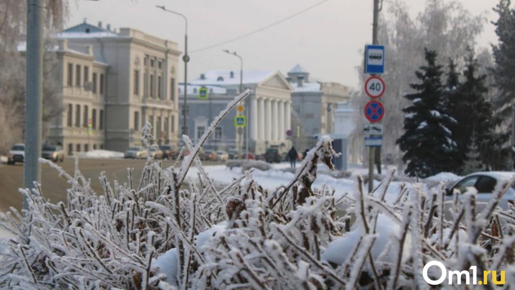 Циклонический вихрь принесёт в Омск лютые морозы до -39 градусов