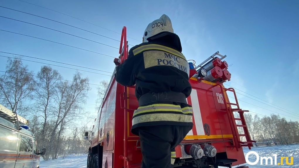 В Омске рядом с заправкой сгорела пассажирская «Газель»