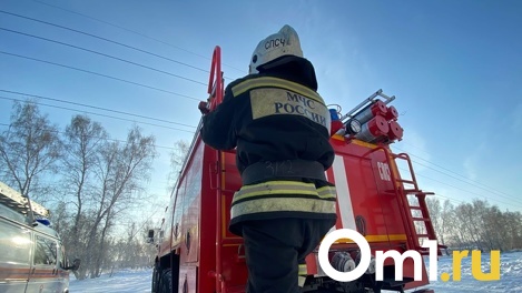 В Омске рядом с заправкой сгорела пассажирская «Газель»