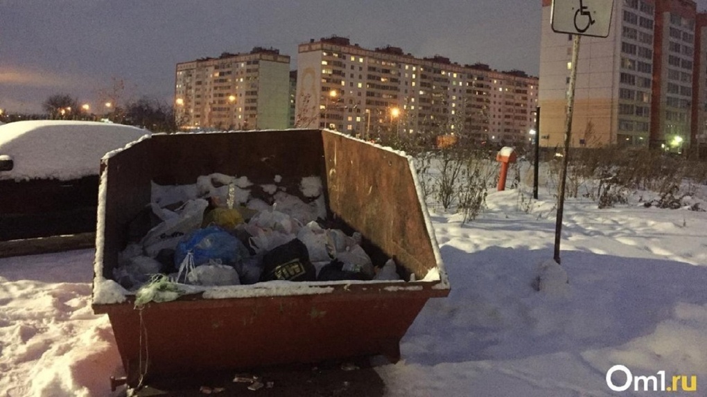 Омские медики рассказали про выброшенного в мусорный бак мужчину