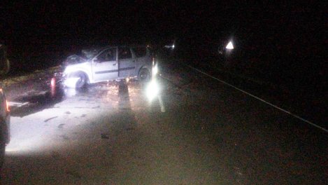 Под Омском из-за столкновения двух авто пострадали пять человек