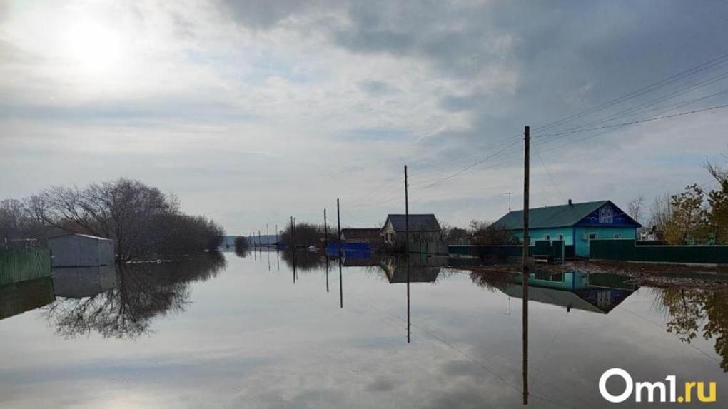 В Омской области из-за паводка начали эвакуировать жителей села