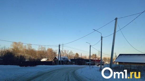 На севере Омской области в разгар морозов отключили газоснабжение