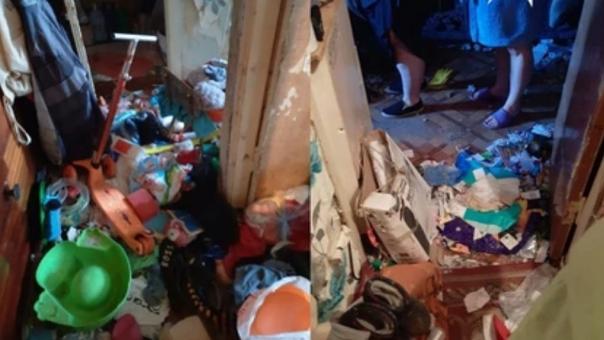Жил в помойке: новосибирские органы опеки изъяли ребёнка из квартиры-свалки. ВИДЕО