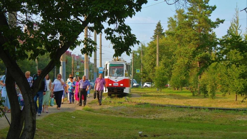 На левобережье Новосибирска временно изменят схему движения трамвая