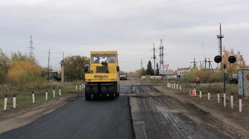 Ремонт омской дороги к микрорайону Загородный завершён