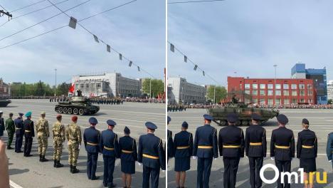 Т-34 и «Ярс»: военная техника впечатлила новосибирцев на параде Победы