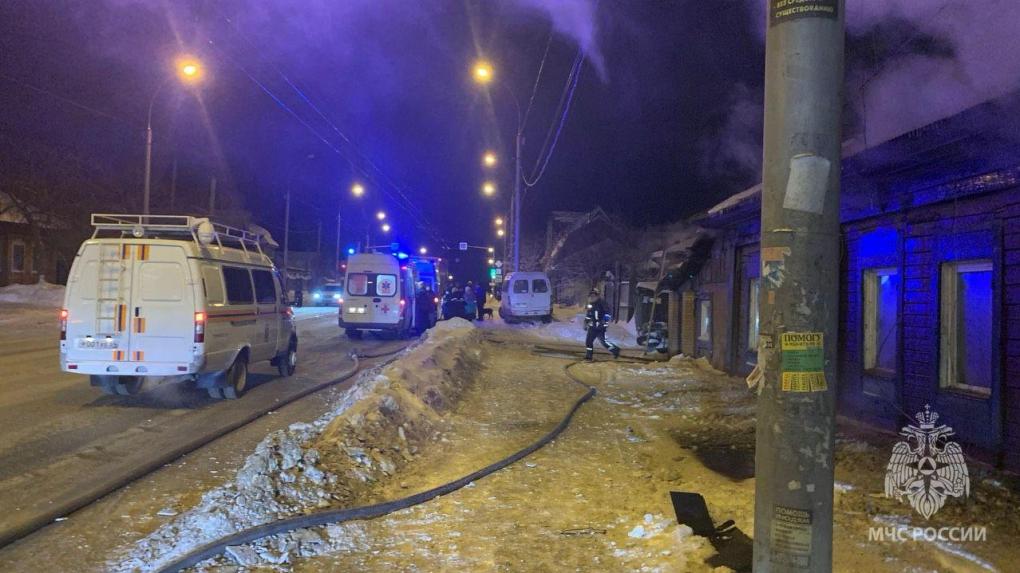 Новосибирец погиб в утреннем пожаре в Октябрьском районе