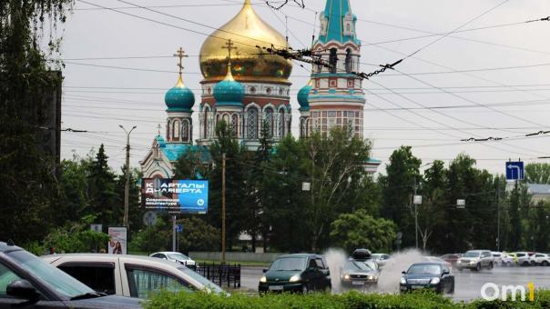 Циклон с активным фронтом принесёт в Омск новую череду ливней