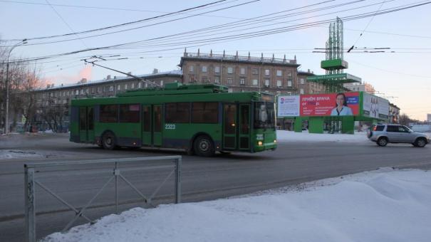 Два троллейбуса в Новосибирске изменили график работы