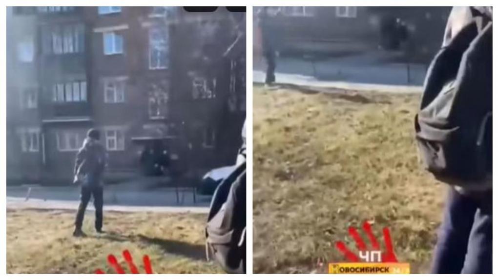 Новосибирец открыл стрельбу по школьникам, которые снимали его на видео